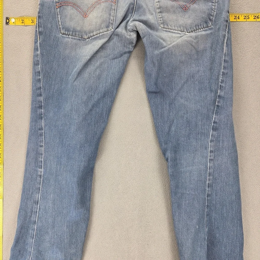 Vintage Levis Engineered Jeans Mens 32x32 Blue Twisted Flap Pockets Medium Wash